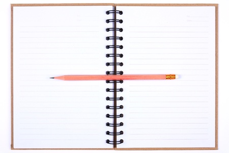 recycle notebook & pencil for environment and the earth