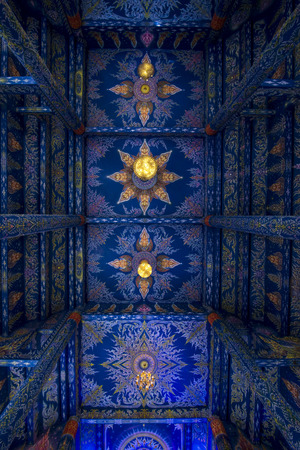 Wat rong sua ten Chiang Rai, Thailandのeditorial素材