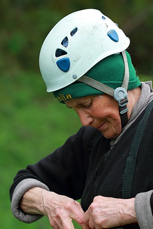 Woman-climberの写真素材