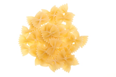 Farfalle pastaの写真素材