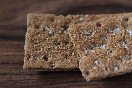 Crispbread close-upの写真素材