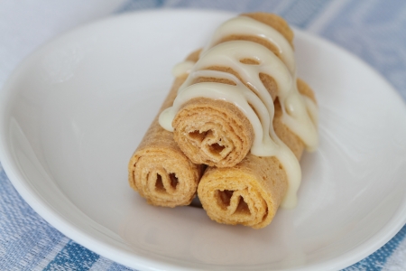Wafer rollsの写真素材