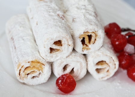Wafer rollsの写真素材