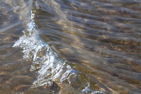 Rolling waves on a beachの写真素材