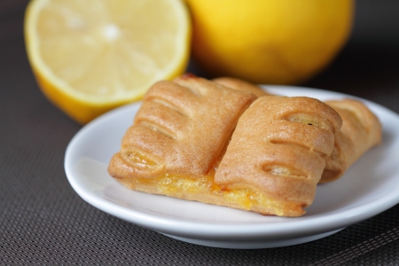 Lemon cookiesの写真素材