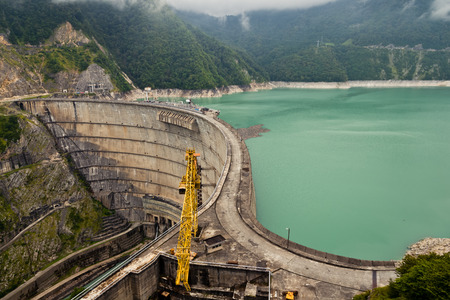 Inguri Riverの写真素材