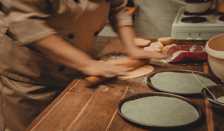 Rolling dough for cake