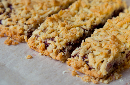 Home sweet cake with jamの写真素材