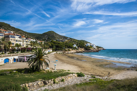 The beaches of Sitges, Catalonia, Spain