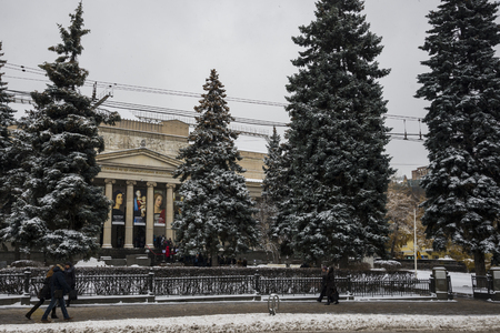 MOSCOW, RUSSIA - NOVEMBER 12, 2016: The Pushkin State Museum of Fine Artsのeditorial素材