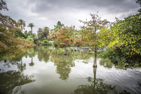Parc De La Ciutadella, Barcelona, Spainの写真素材