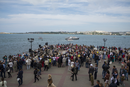 SEVASTOPOL / CRIMEA - MAY 09, 2017: Celebrating Victory Day in Sevastopolのeditorial素材