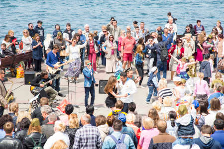 SEVASTOPOL / CRIMEA - MAY 09, 2017: Celebrating Victory Day in Sevastopolのeditorial素材