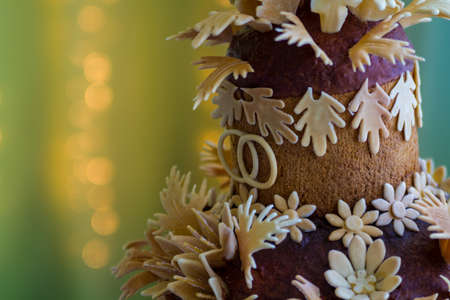 Karavai large, most often round, which is divided at the wedding to treat all its participants....