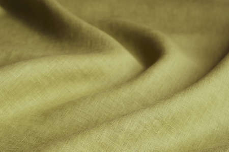 Soft linen fabric texture. Textured fabric background. Macro with shallow dofの写真素材
