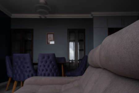 Stylish living room interior design. Interior of the living room