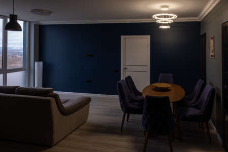 Stylish living room interior designの写真素材