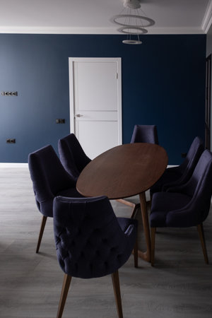Stylish living room interior design. Interior of the living roomのeditorial素材