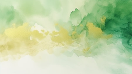 Hand drawn abstract paint brush stroke. Wave element. A.I.の素材