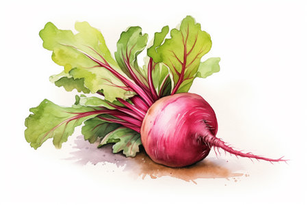 watercolor swede isolated on whiteの素材