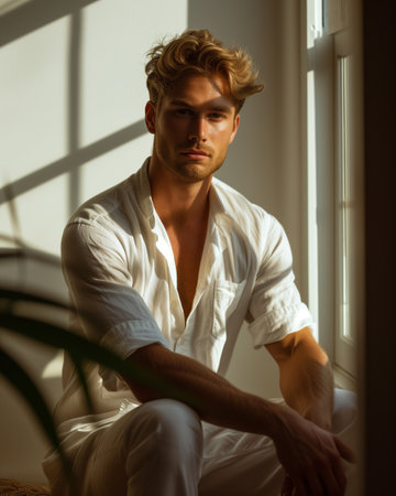 Portrait of a manの素材