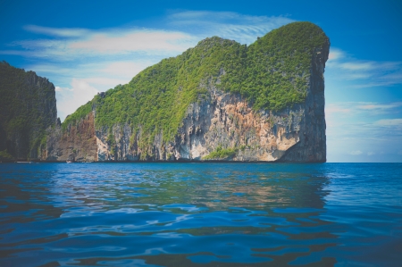 Koh Phi Phi in Thailand. Tropical Landscapeの写真素材