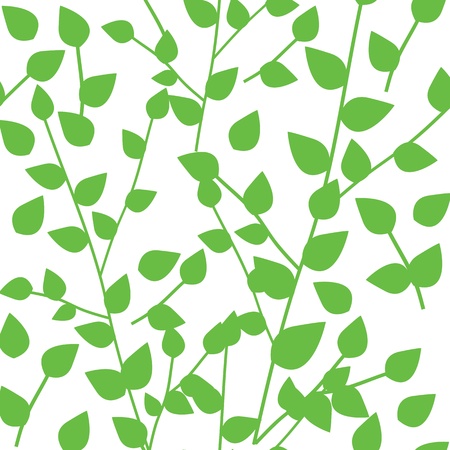Seamless green patternのイラスト素材