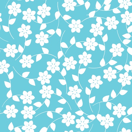 Seamless floral patternのイラスト素材