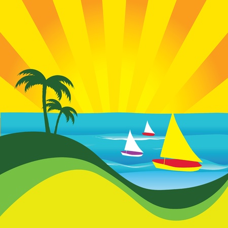 vector seaのイラスト素材