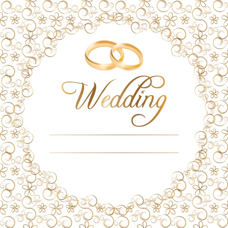 Vector Wedding Cardsのイラスト素材