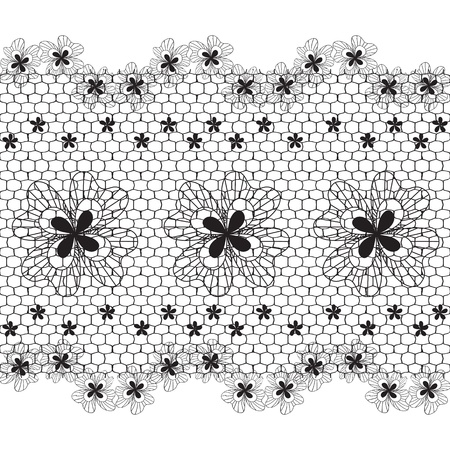 Seamless lace patternのイラスト素材