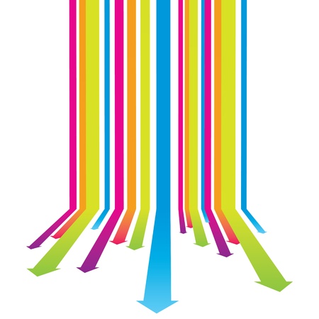 abstract background with arrowsのイラスト素材