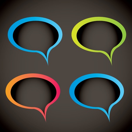 Icon of the dialogueのイラスト素材