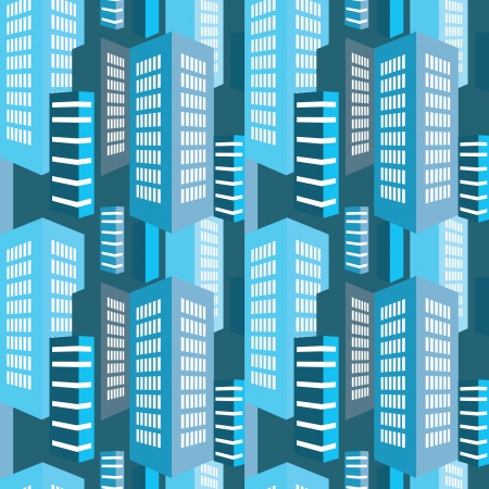 seamless pattern of the cityのイラスト素材