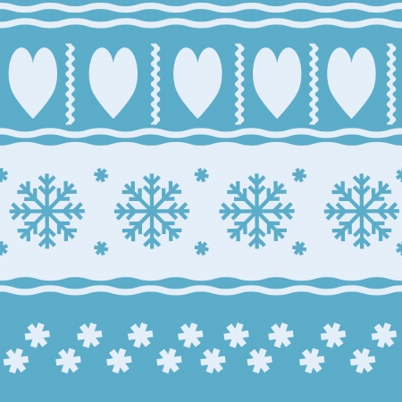 Winter Christmas seamless patternのイラスト素材