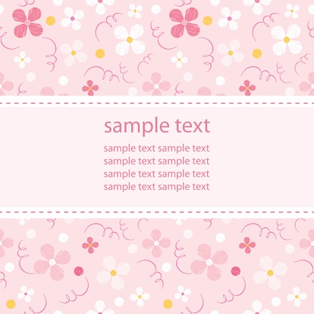 greetings card illustrationのイラスト素材