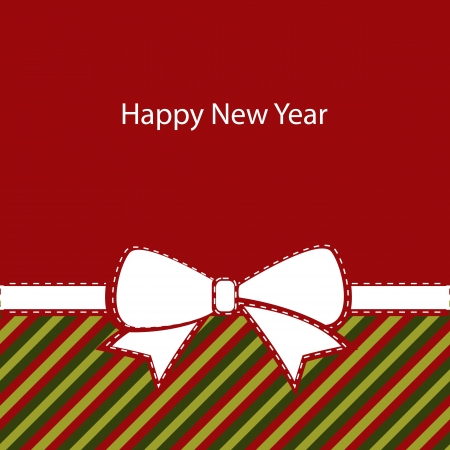  greeting christmas card, happy new yearのイラスト素材