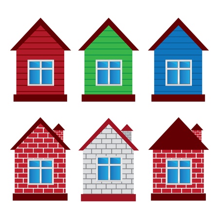  housesのイラスト素材