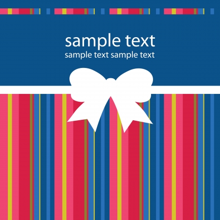 background with bowのイラスト素材