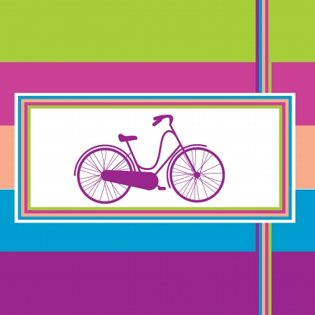 vector illustration of a bicycleのイラスト素材