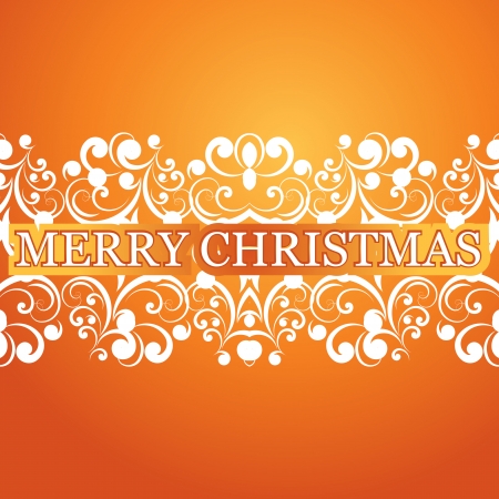 Merry Christmas abstract banner with decorative elementsのイラスト素材