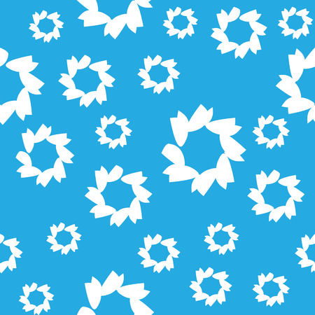 vector abstract seamless pattern, blue colorのイラスト素材