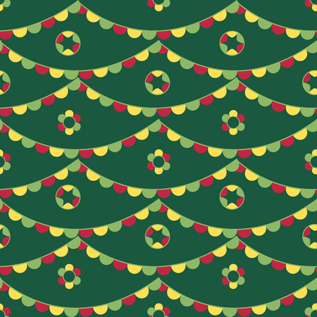 vector seamless pattern for childrenのイラスト素材