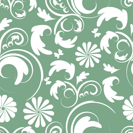 vector seamless vintage patternのイラスト素材