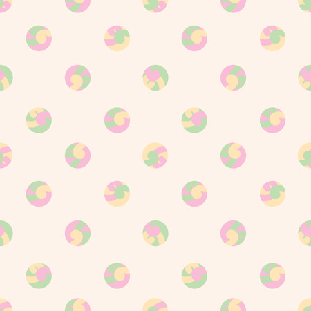 vector seamless retro pattern peasのイラスト素材