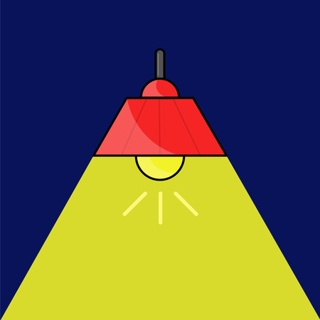 Lamp vector illustration icon.のイラスト素材