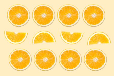 Natural Pattern Orange exotic fruit sweet vitamin. Advertising healthy vegan food for sports people.の写真素材