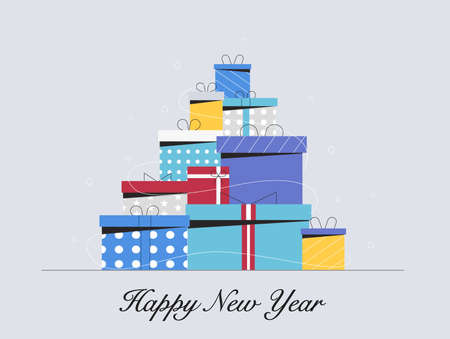 Concept of Christmas and happy new year.のイラスト素材