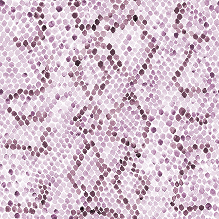 Watercolor snake skin seamless pattern. Watercolor hand painted snakeskin camouflage animal texture....