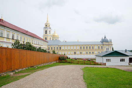 Monastery of the Nilo-Stolobenskaya deserts in the Tver region, Russiaの写真素材